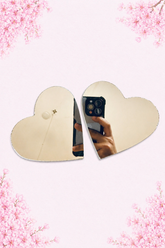 Heart shape fancy mirror H-100