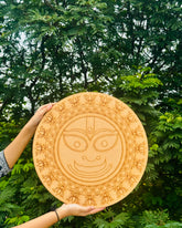 Balram Round mdf (with mirrors)-455