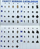 Fancy Silver Mirrors 100gm