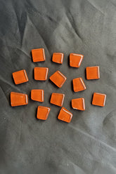 Irregular Shape Orange Colour Mosaic Tiles-774