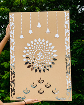 Mandir Decoration Frame (with mirrors)-465