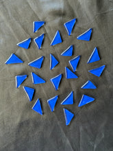 Trangle Shape Blue Colour Mosaic Tiles-584