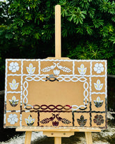 Decorative Name plate mdf (with mirrors)-515