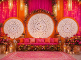 Premarked Mandala MDF Board for Lippan Art & Mirror Work-781
