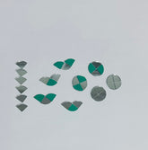 Split Round Petal Mirror-1454