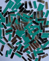 Rectangular shape silver mirrors for art