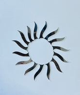 Limited Edition Curved Flame Shape Silver Mirrors - Ex-9