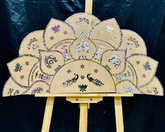 Premarked Rangoli Cutout with Mirror-522