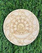 MDF Premarked Round shape-161