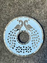 Peacock Candle holder (with mirrors)-484
