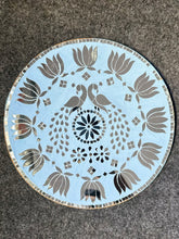 Round peacock mdf (with mirrors)-461