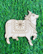MDF Premarked Cow cutout-77