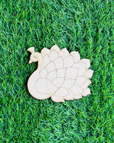 MDF Premarked peacock cutout-53