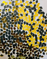 Golden diamond shape mirrors for art (5mm to 10mm)
