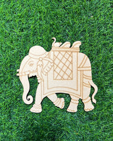 MDF Premarked elephant cutout-32