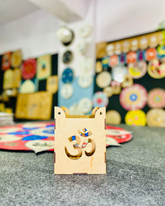 Mdf fancy shape candle holder-553