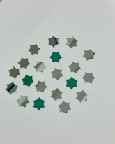 Fancy Shape Silver Mirror - 1436