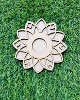 Mdf fancy shape candle holder-323