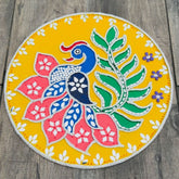 MDF Premarked Round Peacock shape-186