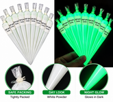 Green Night Glow Glue Cone for Lippan Art, Mirror Work, DIY Craft & Decoration –-702
