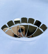 Fancy Water Lilly shape mirror W-1152