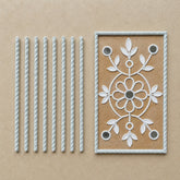 Twisted Rope Pattern Clay Border Strip for Lippan Art & Wall Decor - CLAY BORDER 7