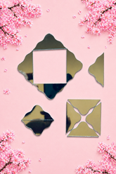 Fancy shape mirror P-15