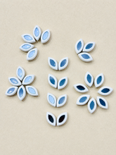 Leaf Petal Mirror Clay Beads for Lippan Art-MG-5