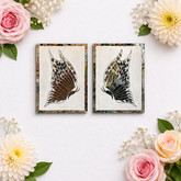 Fancy Butterfly shape silver mirror 1421(ONLY MIRROR)