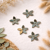 Petal Flower Shape MDF-671 with Matching Silver Mirrors-Ch-1