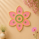 MDF Premarked flower cutout-45