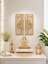 Shubh Labh Peacock Premarked MDF Board Set for Lippan Art, Mandala Art -823