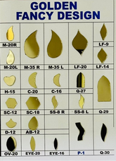 Fancy Shape Golden Mirror 1kg