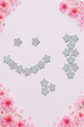 Fancy Star Shape Silver Mirror - 1437
