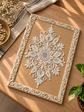 Floral Scroll Clay Border Strips for Lippan Art & DIY Décor 7.2 inch - CLAY BORDER 9