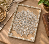 Leaf Pattern Clay Border Strips for Lippan Art & DIY Décor 7 inch - CLAY BORDER 13