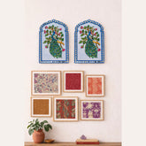 Premarked MDF Peacock Design Jharokha with Mirror-677