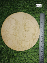 MDF Premarked Round radhakrishna shape-93