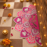 Premarked Rangoli Cutout with Mirror-522
