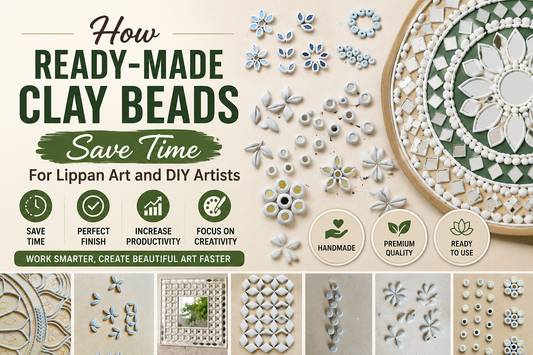How Ready-Made Clay Beads Save Time for Lippan Art and DIY Artists