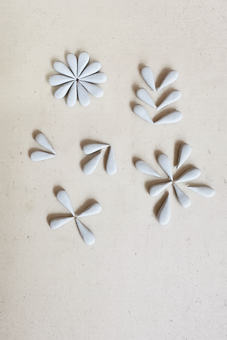 Drop Shape Clay Beads for Lippan Art & DIY Craft-8