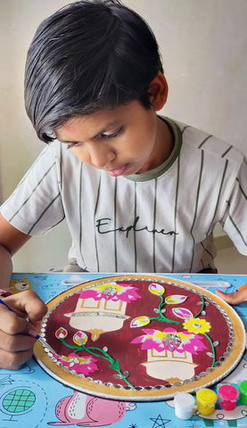 Rangoli Shape Lippan Art 191 DIY Kit-5