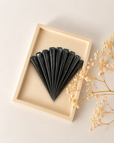 Black Ceramic Cone For Art (F-1054)