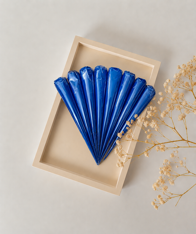 Blue Ceramic Cone For Art (F-1061)