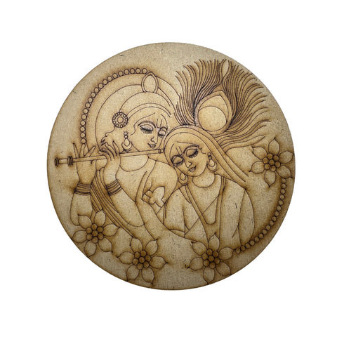 MDF Premarked Round Radhakrishna-422