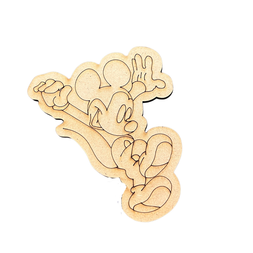Mickey Mouse MDF Cutout – Mirror Glass World Wide