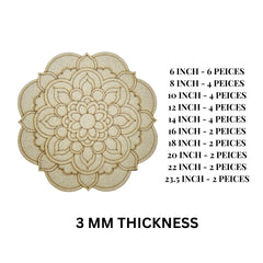 Premarked Round shape MDF-379