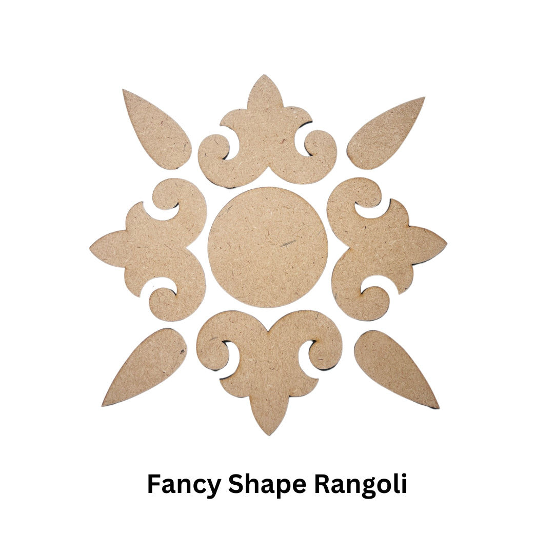 Premarked Rangoli shape MDF-367