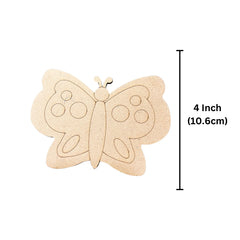 Butterfly MDF Cutout - 338 (10 Piece)