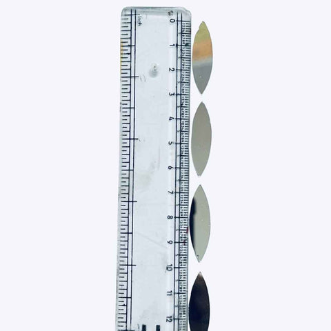 Limited Edition Silver Eye Shape Craft Mirror Pieces for Lippan Art, - Ex-63